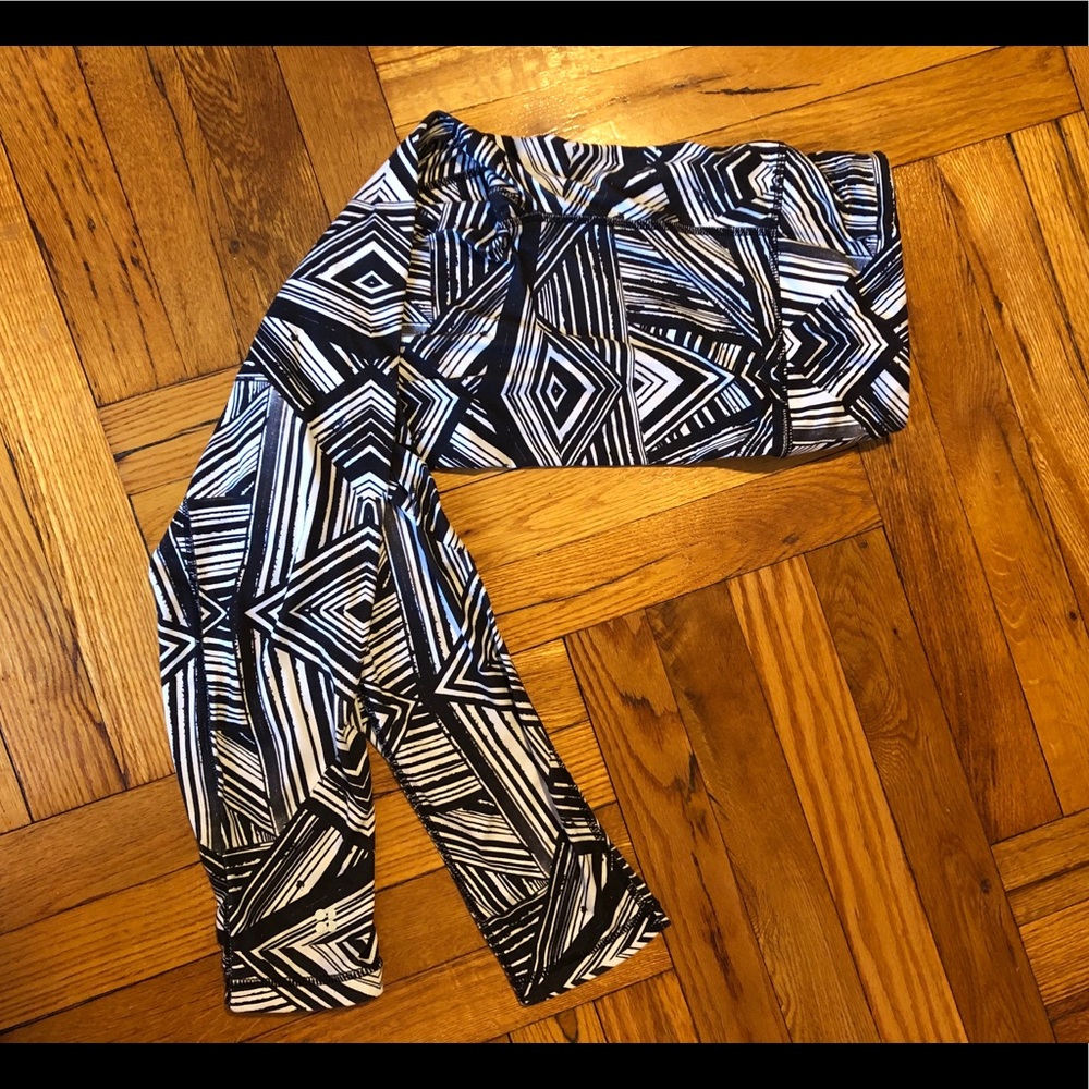Sweaty Betty patterned workout leggings